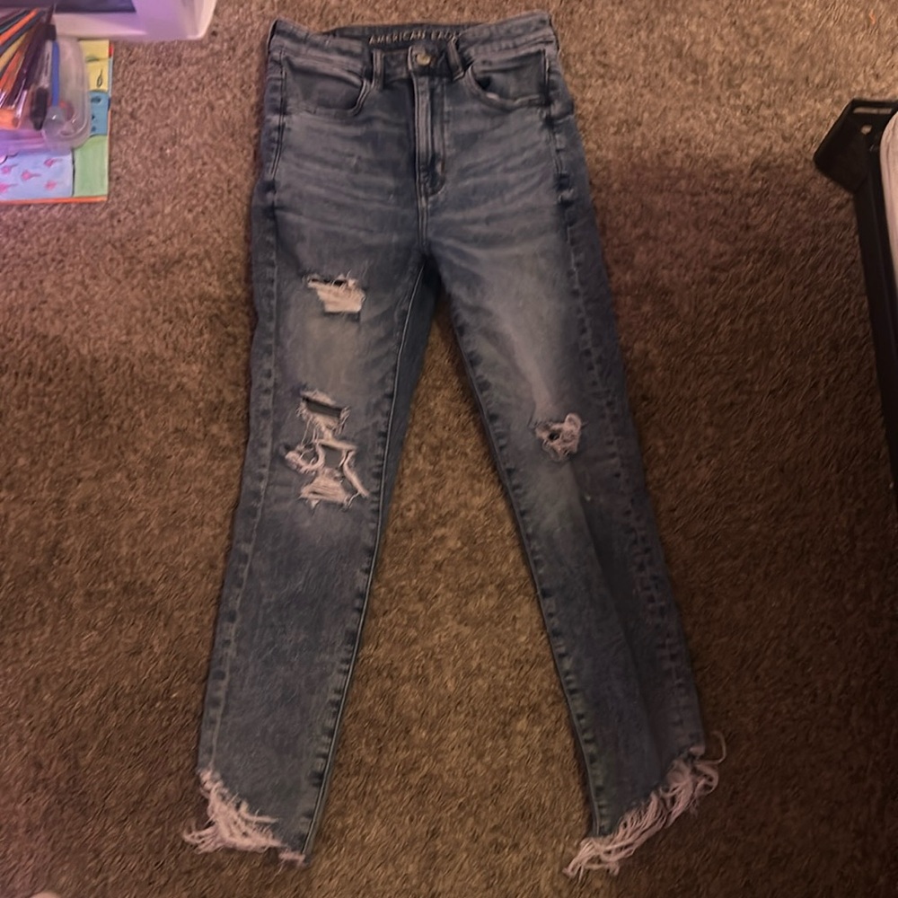 American eagle super stretch jeans size 6 regular